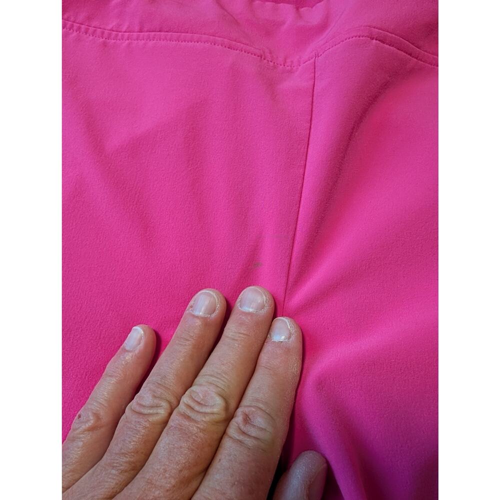 CHICOS cropped, lightweight PINK capri Pants,2/12, Stretchy performance, travel - Picture 7 of 12